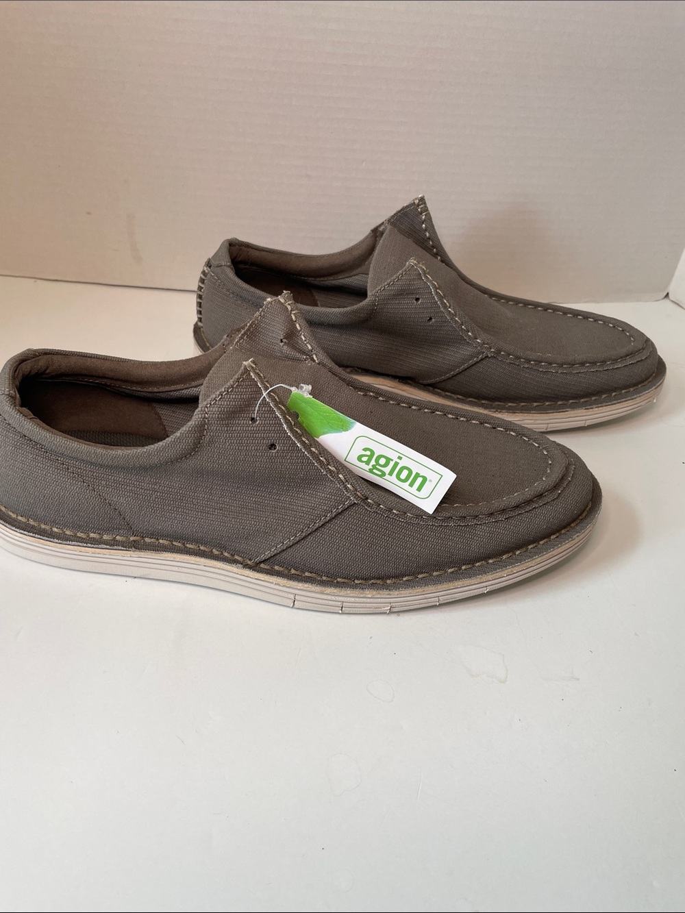 Clarks Men's Slip-On Loafers in Gray Size 11 1/2 NWT Agion Sweat Protection